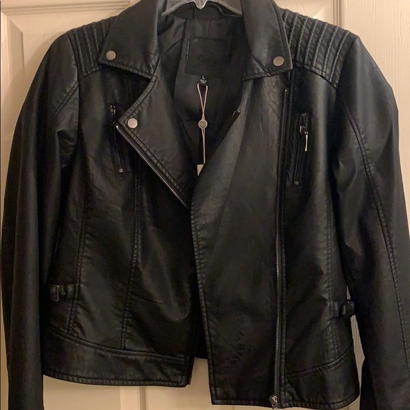 max studio leather jacket